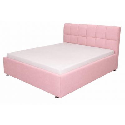 Pat Tapițat, 160/200 cm, roz