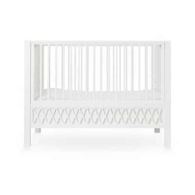 Pătuț alb cu înălțime reglabilă/co-sleeping 60x120 cm Harlequin – Cam Cam Copenhagen