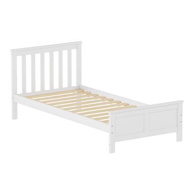 Pat Bed Neranda, Placaj, 90x190 cm - Alb