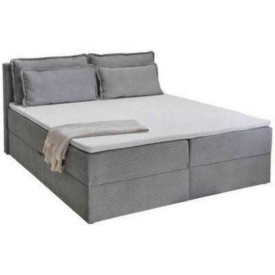 Pat Boxspring, 160/200 cm, gri deschis