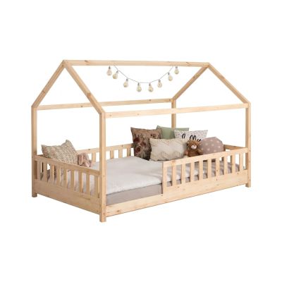 Pat copii tip Montessori 200x90 cm Oak