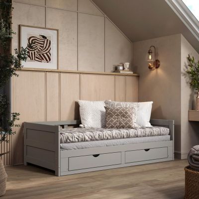 Pat Extensibil, 200/100 cm, taupe