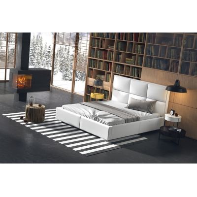 Pat Quadro Plus, Somiera Rabatabila, tapitat cu Deluxe Sky 27, cadru 30 / 5 cm, Inaltime capatai 111 cm, Legs S2 H5 cm lemn Wood 7, 200 x 160 cm Pat Quadro Plus, Somiera Rabatabila, tapitat cu Deluxe Sky 27, cadru 30 / 5 cm, Inaltime capatai 111 cm, Legs S2 H5 cm lemn Wood 7, 200 x 160 cm